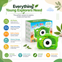 Appareil photo numérique pour enfants Paladin Dinosaure |   Jeux photo |   1200 photos |   2" |   Matériau en silicone |   Prise EU |   Âge 4-6 ans |   Fabriqué en Chine |