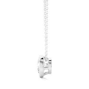 ชุดจี้เพชรสำหรับผู้หญิงกะรัตแบบกลม - Product Image 2