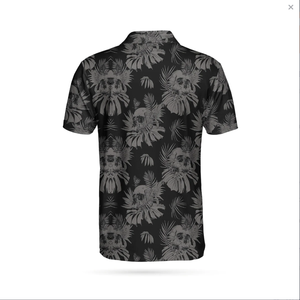 Polos de golf pour hommes, à manches courtes, respirants, anti-transpiration, avec logo personnalisé, les mieux notés, noirs - Product Image 5