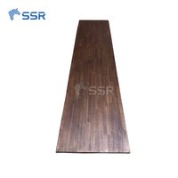 SSR VINA Huile de noyer foncé Acacia Butcher Block Comptoir Huile finie/UV/PU D4 Colle Bon prix