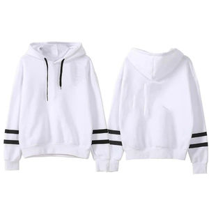 Pulls à capuche en coton de différentes couleurs pour femmes Style coréen Streetwear surdimensionné sweats lourds vêtements de sport à capuche - Product Image 4