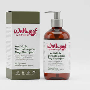 Shampoo pour chien anti-démangeaisons RedMoringa OEM PL Italie 200 mL, produit de toilettage pour animaux de compagnie de qualité supérieure - Product Image 1