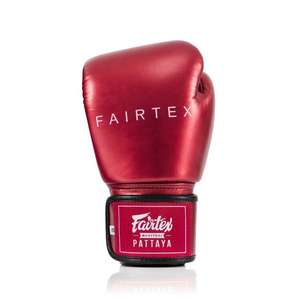 Guantes de Boxeo Personalizados Fairtex Rojos Brillantes para MMA, de Cuero Sintético de Primera Calidad, Impermeables, Transpirables y Antideslizantes - Product Image 4