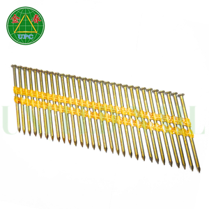 21 grados, 4000 Uds., tira de plástico, clavos para enmarcar, cabeza plana de 3 pulgadas para clavos de pistola, vástago liso, revestimiento amarillo para proyectos de enmarcado - Product Image 2