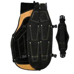 Tablier maréchal-ferrant de qualité supérieure avec poches pour couteaux Aimant à ongles double face pour couteau à sabot et boucle Sangles de jambe réglables Ajustement confortable - Product Image 5