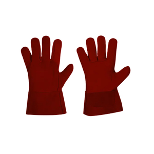 ถุงมือเชื่อมหนังวัวแบบแยกฝ่ามือถุงมือหนังวัวฟอกหนังวัวสำหรับทำสวนถุงมือหนังวัวสำหรับงานหนัก - Product Image 3