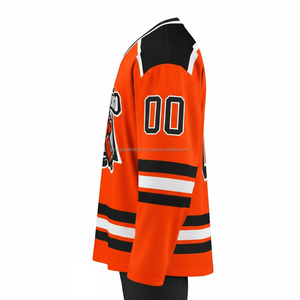 Maillot de hockey sur glace personnalisé Elite – Tenue d'équipe professionnelle, évacuation de l'humidité, commande en gros disponible - Product Image 4