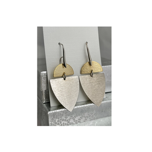 2025 Super septiembre últimos dos aros gruesos de metal Año Nuevo chino bisutería pequeña textura cuadrada pendientes geométricos - Product Image 6