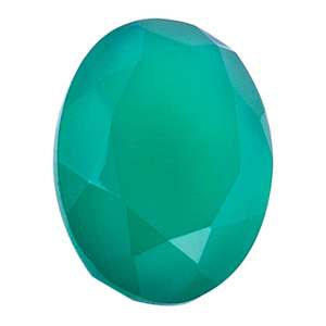 Piedra Preciosa Suelta Sustituta de Esmeralda Certificada Clara, Ónix Verde Natural 6.25 6.5 Ratti, Tratamientos de Rubí Pulido, Diamante y Moissanita - Product Image 2