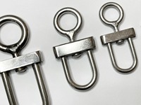 Émerillons de Falconerie en Acier Inoxydable de Qualité Supérieure en Forme de D, Durables, Fiables, Rehex Impex, Étanche, Léger, Pour Toutes les Activités de Chasse