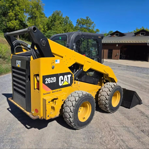 Livraison gratuite Chargeuse sur pneus CATERPILLAR 262D EROPS, cabine avec chauffage et climatisation. Accouplement rapide. Chargeur sur pneus auxiliaire hydraulique - Product Image 2