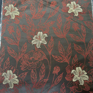 Tissu satin jacquard 100% polyester ultra doux, séchage rapide, respirant, fil métallique, abaya de poids moyen, sur mesure - Product Image 1