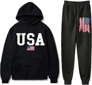 Ensemble de survêtement pour hommes personnalisable de haute qualité OEM vente en gros ensemble de survêtement pour hommes unis pantalon de survêtement à jambes larges logo personnalisé sweats à capuche - Product Image 1