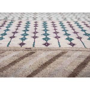 Tapis Manchaha en laine et soie de bambou noués à la main, grand format, géométrique abstrait, rectangulaire, pour la maison, la voiture, le couloir - Modèle Les-2368 - Product Image 3