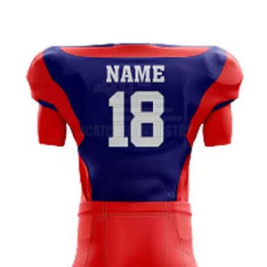 Ropa Uniforme de equipo de fútbol americano Uniforme de fútbol americano de color personalizado de alta calidad 100% Poliéster para la venta en línea - Product Image 6