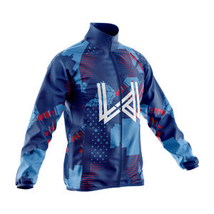 Veste coupe-vent active légère en nylon 100% personnalisée, respirante, imperméable, style décontracté pour les activités extérieures de printemps - Product Image 4