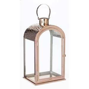 <b>Vintage</b> Gold Moroccan Metal <b>Lantern</b> Candle Holder Handmade Iron & Glass Hanging <b>Lantern</b> For Home Decor Weddings Parties Decor - Product Image 5