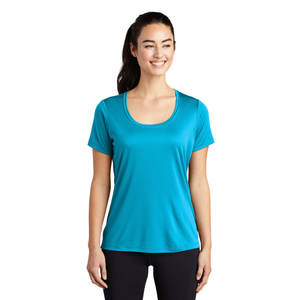 T-shirt léger à col rond en mélange de modal pour femme respirant - Product Image 4