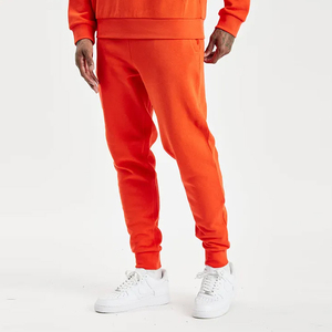 Ropa deportiva de algodón 100% para hombre, chándal de patrón sólido cálido con cremallera completa, conjunto deportivo, chándal informal para deportes de invierno - Product Image 3