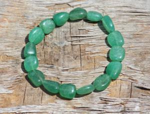 Classic Green Strawberry Quartz Tumbled Beaded <b>for</b> <b>Bracelet</b> <b>for</b> Parties Weddings or Anniversaries - Product Image 4