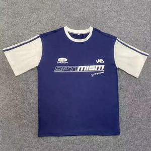 Camiseta digital con estampado de algodón tejido para hombre con logotipo personalizado de alta calidad en varios colores sólidos informales con logotipo frontal - Product Image 1