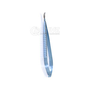 Micro Needle Holder With Non Slip Tungsten Carbide Jaws For Maximum Needle Stability Stainless Steel Micro Needle Holder - Product Image 3
