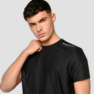 Camiseta de Manga Corta para Hombre, Tejida en Spandex/Poliéster, con Tela Elástica y Tecnología de Absorción de Humedad para un Confort Inigualable - Product Image 4