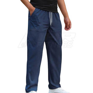 Pantalones de hombre hechos a medida, de alta calidad, 100% algodón, lona, patrón recto, estilo informal, transpirable, respetuoso con el medio ambiente - Product Image 2
