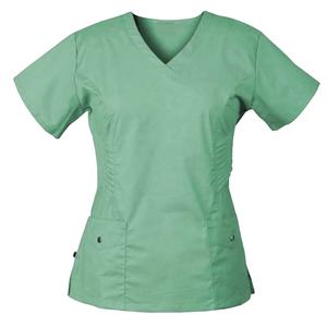Uniformes de Enfermería Personalizados de Spandex Elástico, Traje de Enfermería, Conjuntos de Uniformes Médicos para Mujer 2026 HI - Product Image 1