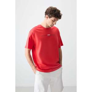 Camiseta Estampada de Corte Holgado para Hombre Fiesta, 100% Algodón, Jersey Grueso y Suave con Textura 88357 - Product Image 6