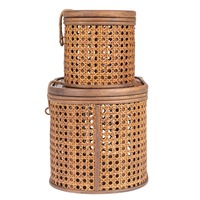 Boîte en rotin ovale pour rangement polyvalent, boîte de rangement artisanale, écologique, naturelle, décoration intérieure et extérieure, vente en gros du Vietnam