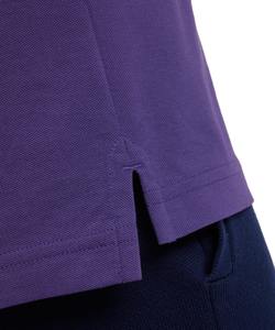 เสื้อโปโลผ้าฝ้าย100% สำหรับผู้ชายเสื้อโปโลแขนสั้นผ้าถักแบบเรียบง่ายปักโลโก้ได้ตามต้องการ - Product Image 4