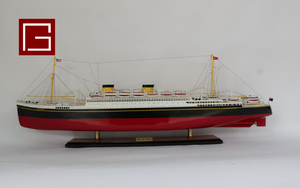 Modèle de bateau en bois artisanal, modèle de navire commercial RMS Britannic III, conception personnalisée par le fabricant Gia Nhien - Product Image 4