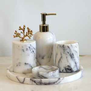 Elegante juego de baño de resina ecológico Patrón de modelo de Ángel impermeable - Product Image 4