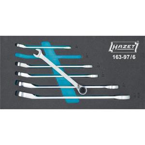 Jeu de clés à cliquet combinées Hazet 6 pièces - Product Image 1