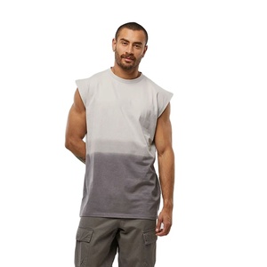 Camiseta sin mangas personalizada con diseño desgastado, corte holgado, larga, para culturismo, fitness, entrenamiento deportivo, elástica - Product Image 4