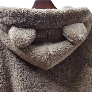 Sudadera de Mujer para Otoño e Invierno, de Manga Larga, Transpirable, con Capucha de Orejas de Conejo en la Parte Delantera, de Poliéster/Algodón, Cálida, Informal y Linda - Product Image 6