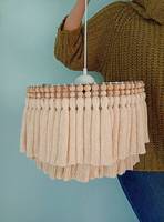 Vente d'usine divers abat-jour en coton tissé à la main abat-jour facile macramé abat-jour