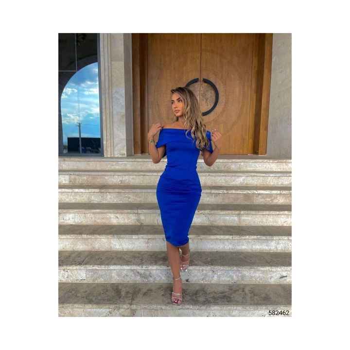 Women's Madonna Collar Midi Length Dress Scuba Fabric Colorful