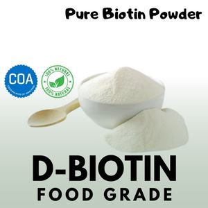 Polvo de biotina 99% D-biotina en polvo para productos cosméticos y para el cuidado de la salud Vitamina B7 Polvo de biotina pura - Product Image 2