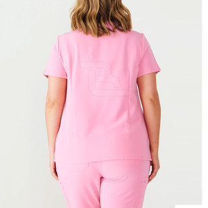 Uniforme de enfermera con logotipo personalizado de alta calidad, tela suave y duradera, uniformes de Hospital de Color personalizados al por mayor - Product Image 3