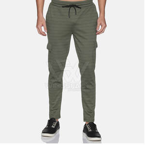 กางเกงวอร์มลำลองใส่สบายสำหรับผู้ชายกางเกงแฟชั่นทรงสลิมฟิต - Product Image 1