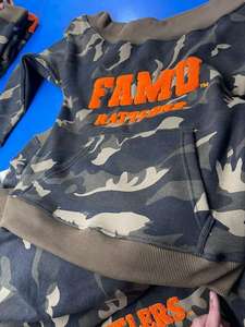 Women's High Quality Custom FAMU Florida A&M <b>Vintage</b> Style Hoodie Collegiate Design Embroidered Front <b>Tie</b> Woolen Washed Autumn - Product Image 3