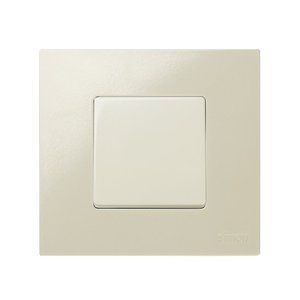 Cornice compatta color avorio, 1 elemento, con cornice 85x91mm. (Simon 27 Play 2700610-031) - Product Image 2
