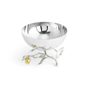 Designer Handmade Metal Serving Bowl Decorative <b>Table</b> Accent Centerpiece for Modern Home - Product Image 5