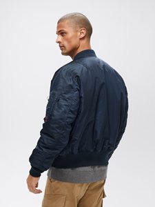 Chaqueta de bombardero de piloto de moda con logotipo personalizado de alta calidad directo de fábrica para hombres 2025 fabricantes de ropa chaqueta de bombardero personalizada - Product Image 4