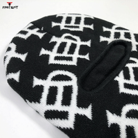 Pasamontañas Deportivo Unisex de Alta Calidad al por Mayor, Diseño Sublimado, para Uso Diario, Resistente al Viento, Color Negro, Personalizable, 100%