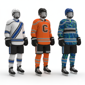 Uniforme de Hockey sobre Hielo Sublimado 2026 |   Camiseta y Calcetines Personalizados para Equipo |   Servicio OEM al por Mayor |   Alta Calidad 100% Poliéster de Secado Rápido - Product Image 4
