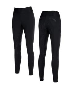 Breathable Horse Riding Sports Equestrian Women Silicone Breeches Horseback Riding Tights With mobile Pocket <b>Loops</b> - Product Image 3
