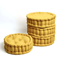 100% coton oreillers de sol maison bureau à manger boîte extérieure coussin de sol canapé coussins confortables coussins réutilisables